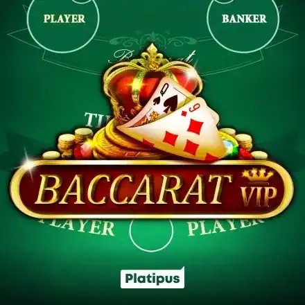 Baccarat VIP logo – Table Games by Platipus at Wellington Casino