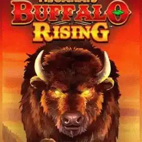 Buffalo Rising Megaways All Action slot logo by Blueprint Gaming at Wellington Casino