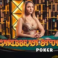 Caribbean Stud Poker game by Evolution – logo hosted on Wellington Casino