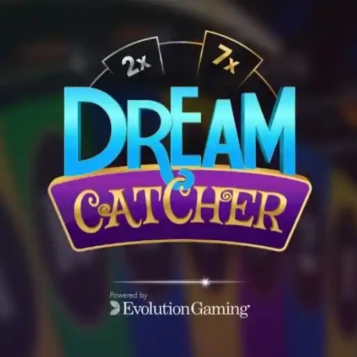 Dream Catcher slot logo by Evolution at Wellington Casino