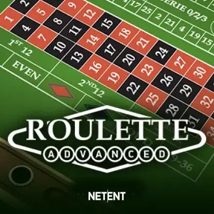 Roulette Advanced slot visual from NetEnt available on wellington-be.com