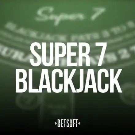 Super 7 Blackjack casino game by Betsoft Gaming – featured logo at Wellington Casino