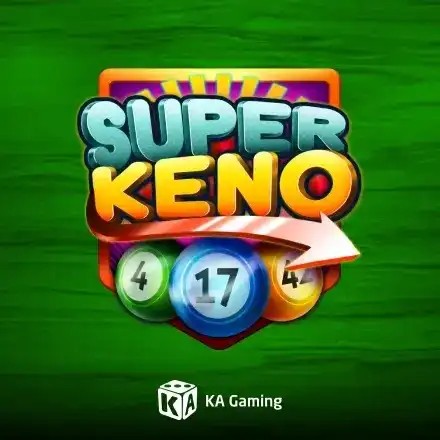 Super Keno logo – Lottery by KA Gaming at Wellington Casino