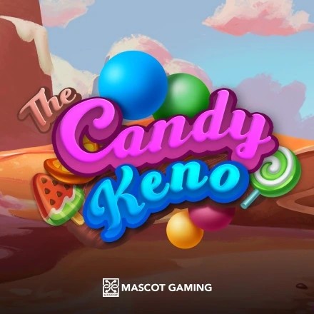 The Candy Keno by Mascot Gaming, showcased at wellington-be.com – game logo