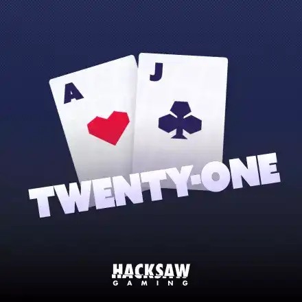 Table Games logo of Twenty-One from Hacksaw Gaming at Wellington Casino