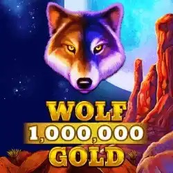 Official Slots logo: Wolf Gold 1,000,000 by Pragmatic Play at Wellington Casino